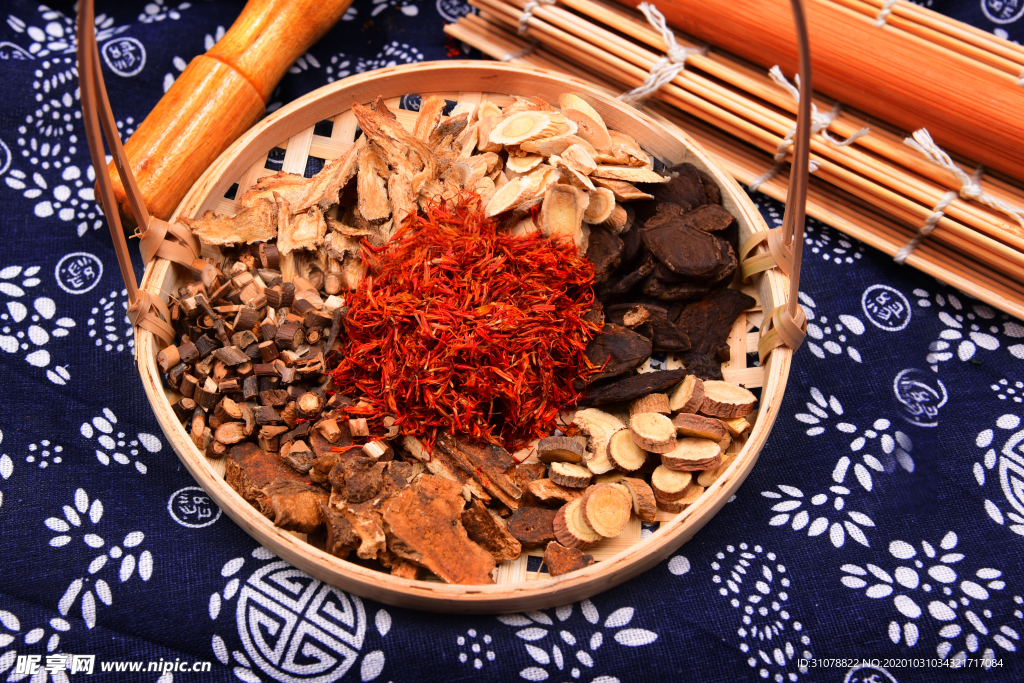 中医药材摄影图