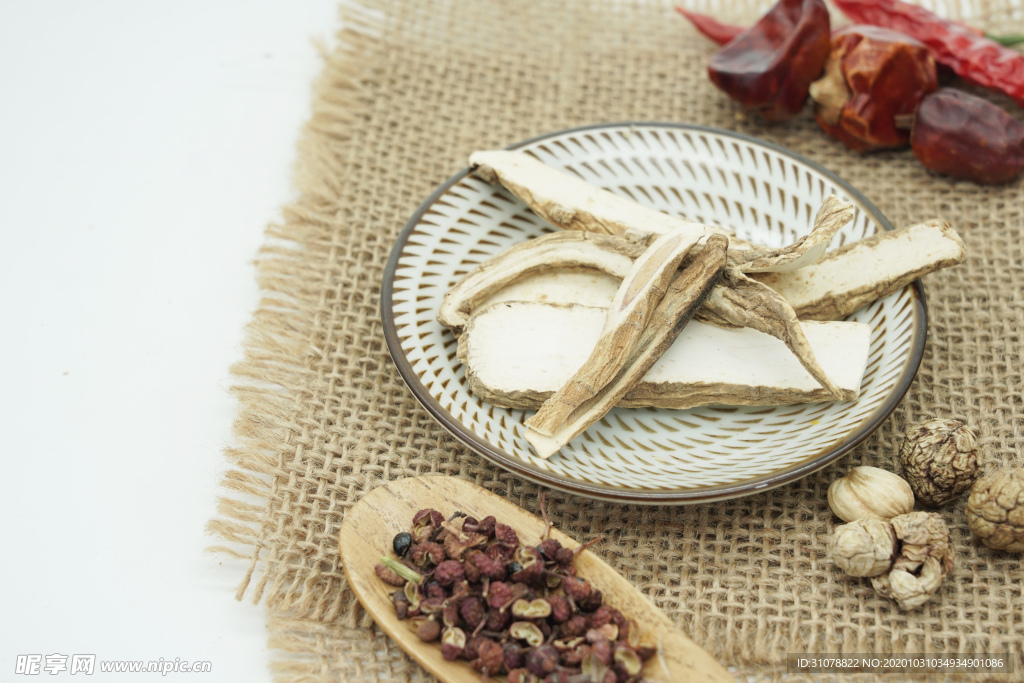 中医药材摄影图