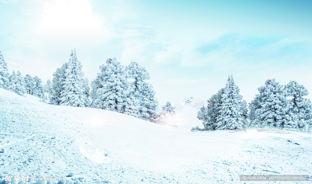 雪地背景
