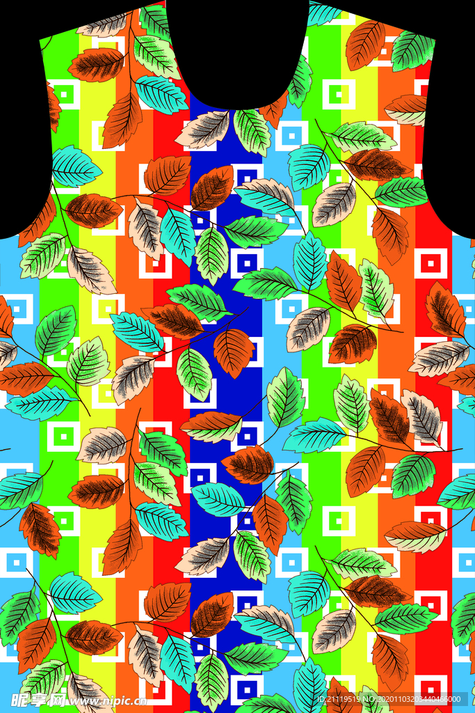 叶子 大牌男装 条纹 无缝衔接