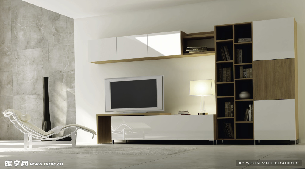 电视柜客厅 轻奢 客餐厅