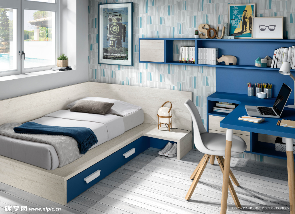 儿童房 客厅 轻奢 客餐厅 轻