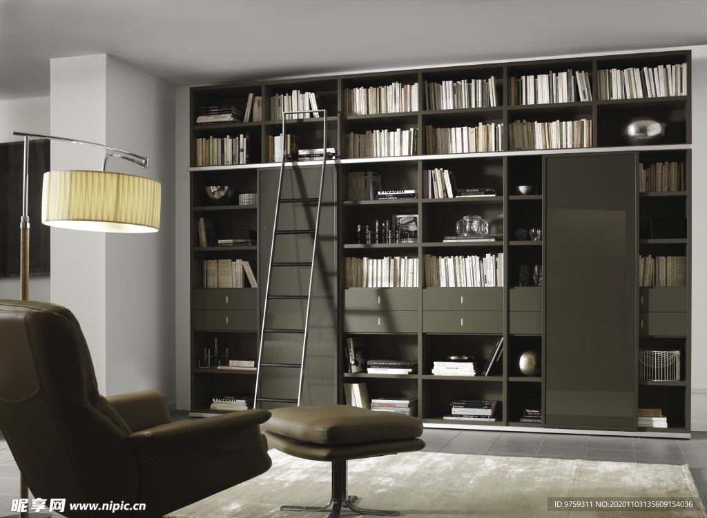 书柜 客厅 轻奢 客餐厅 轻