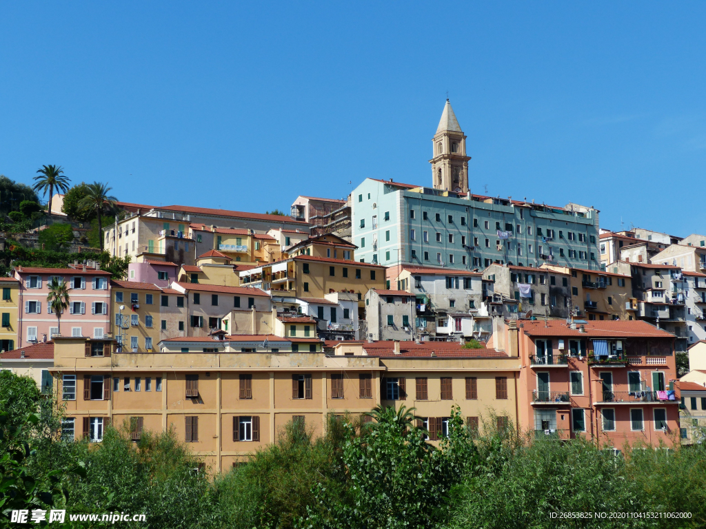 意大利小镇建筑风景