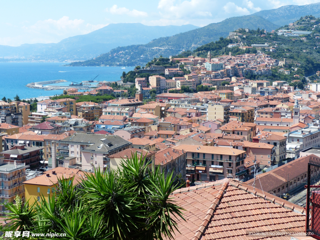 意大利小镇建筑风景