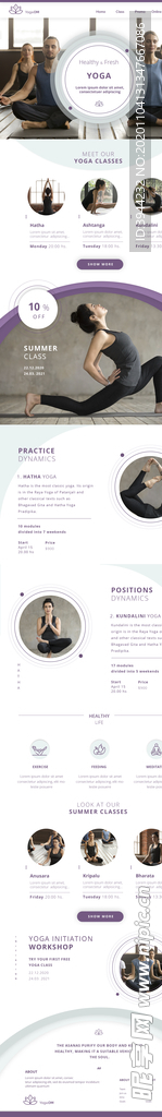 瑜伽网站页面设计