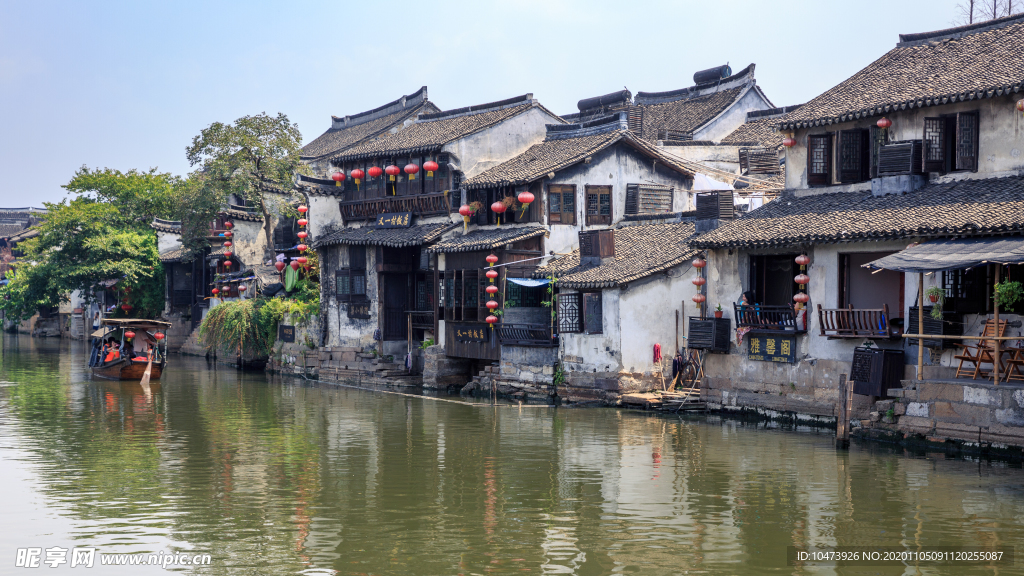 江南水乡人家建筑图片