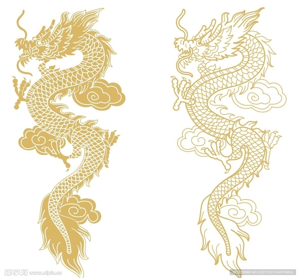 飞龙手绘简笔画