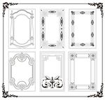 欧式花边边框花纹