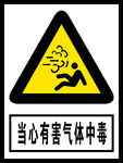 当心有害气体中毒