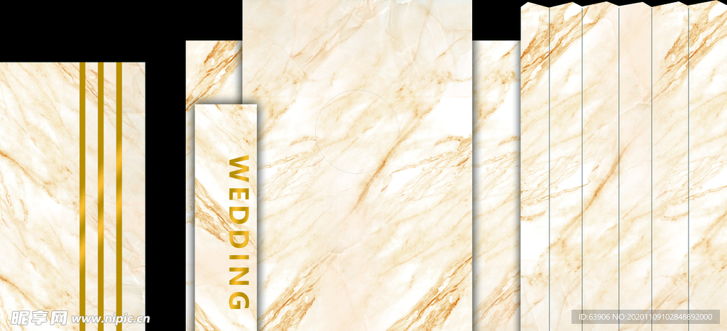 香槟色婚礼背景