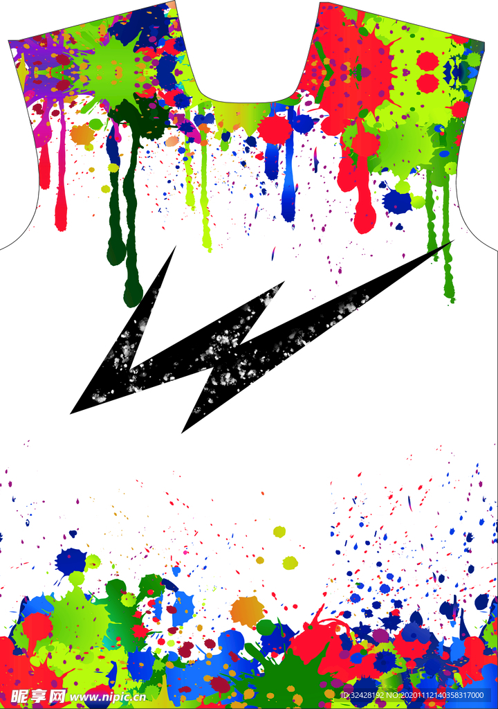 漆点 闪电 男装 大牌