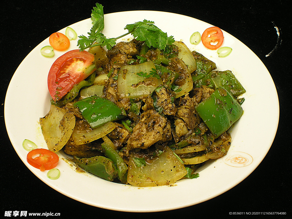 家常菜辣椒咖喱鸡