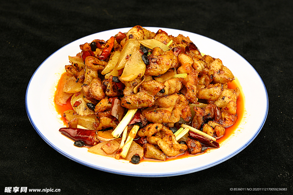 家常菜老干妈炒肥肠