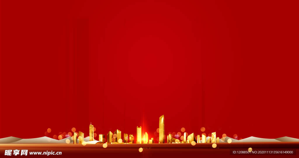 红色背景