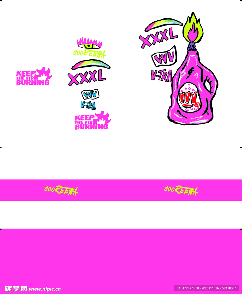 大牌 字母 定位 数码印花 几