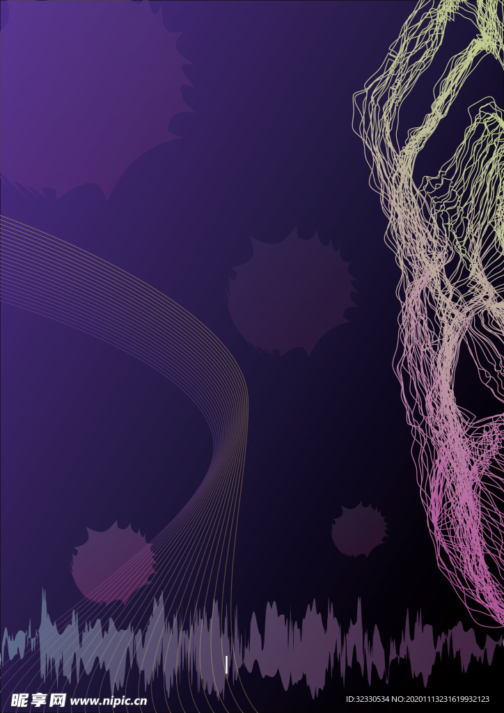 科幻科技海报背景图