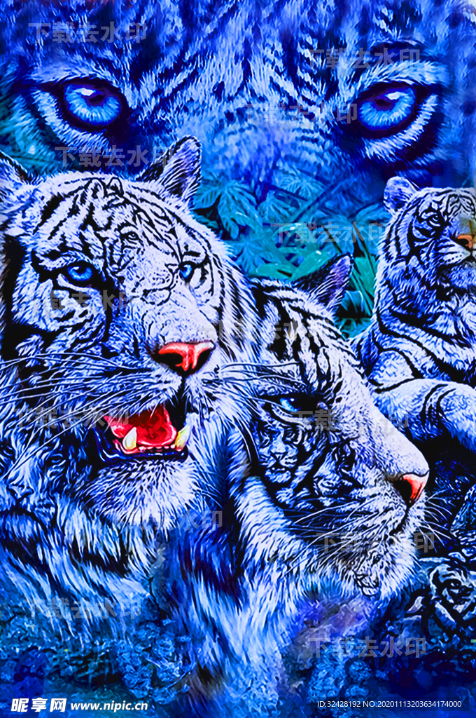 老虎 大牌 老虎素材