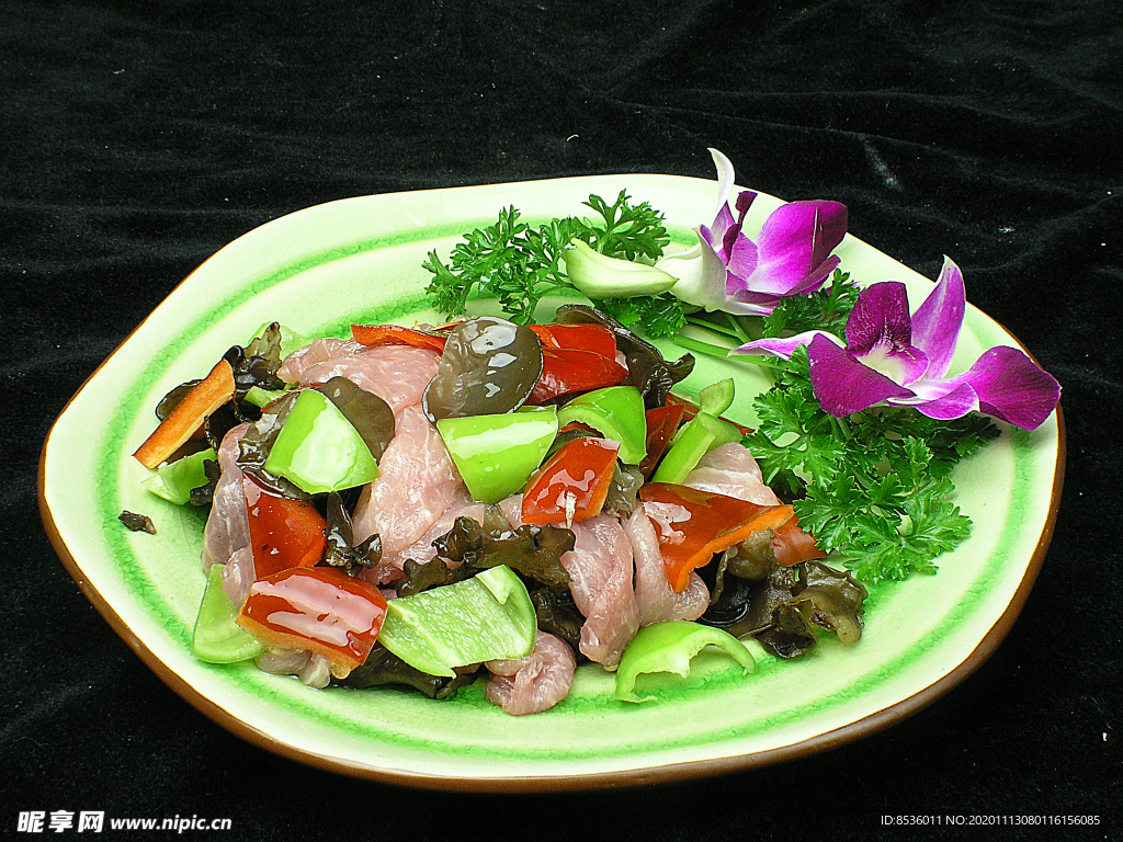 家常菜木耳炒肉