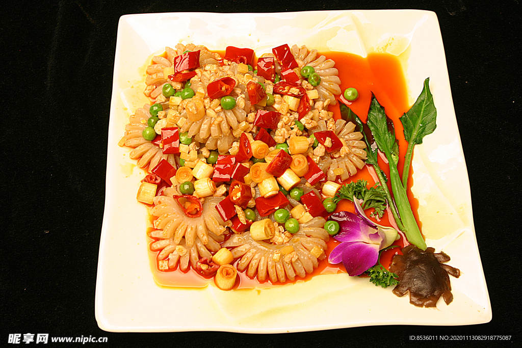 家常菜干烧鞭花