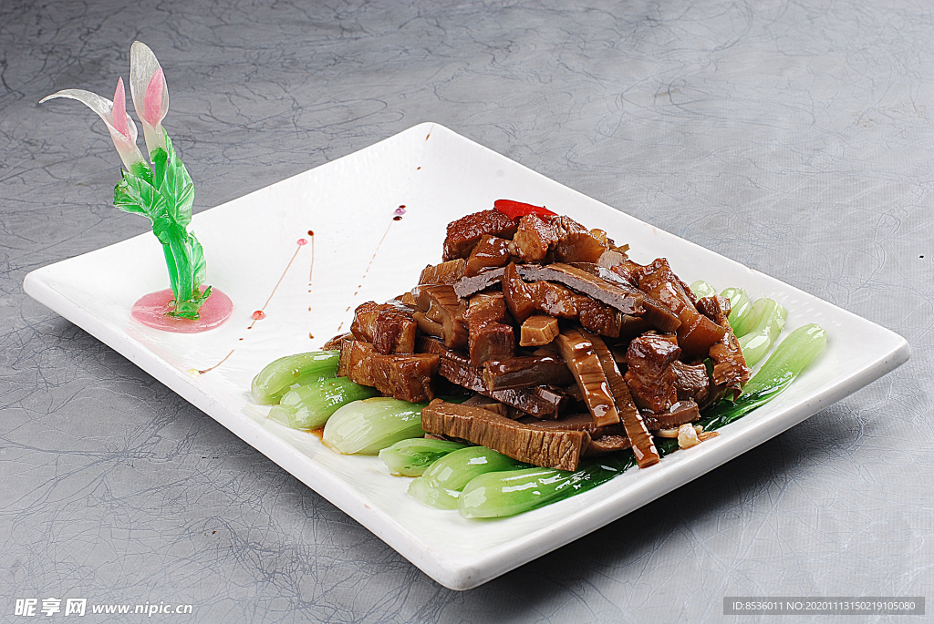 豫菜酱香烟笋肉