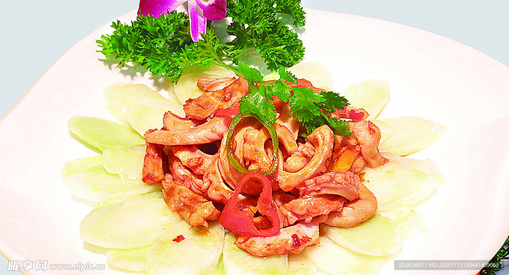 豫菜芥兰爆沙鱼肠