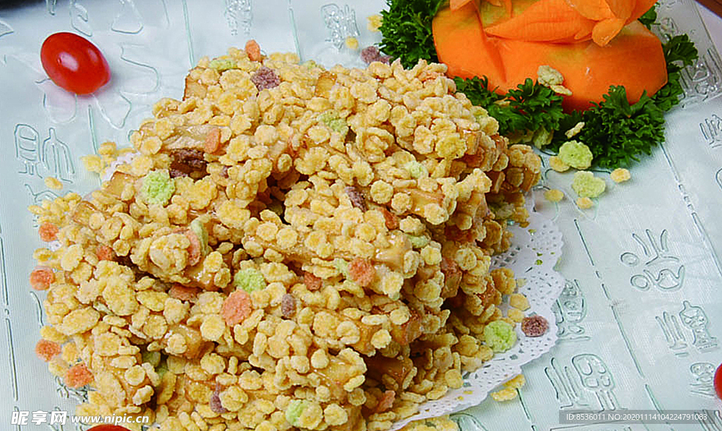 豫菜三色脆红薯