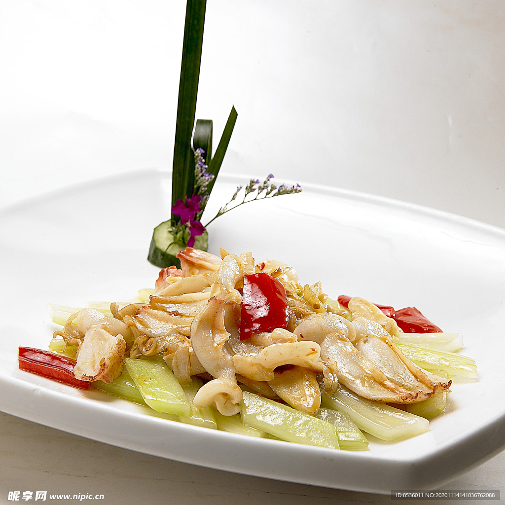 豫菜西芹炒蚌仔肉