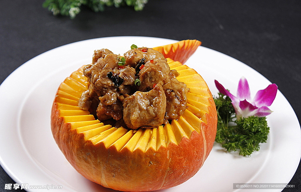 北京菜金沙瓜蒸排骨