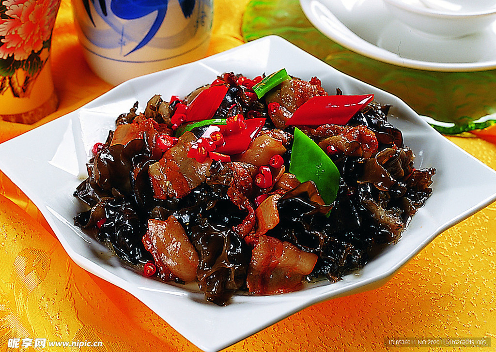 川菜湘菜木耳炒肉