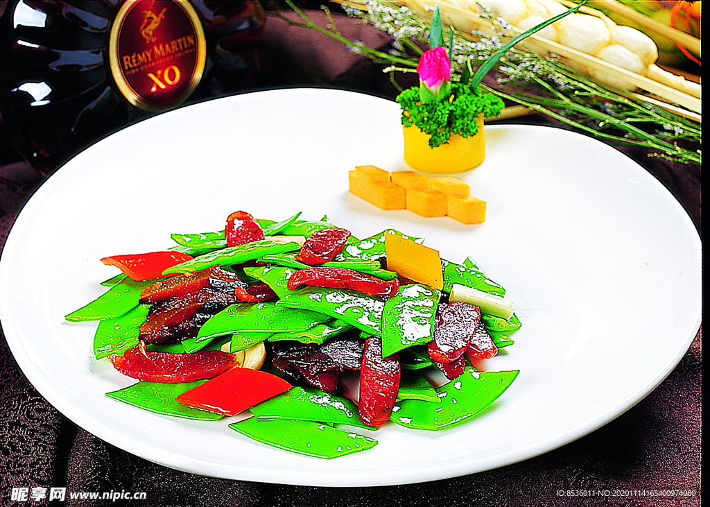川菜湘菜荷兰豆炒腊肉