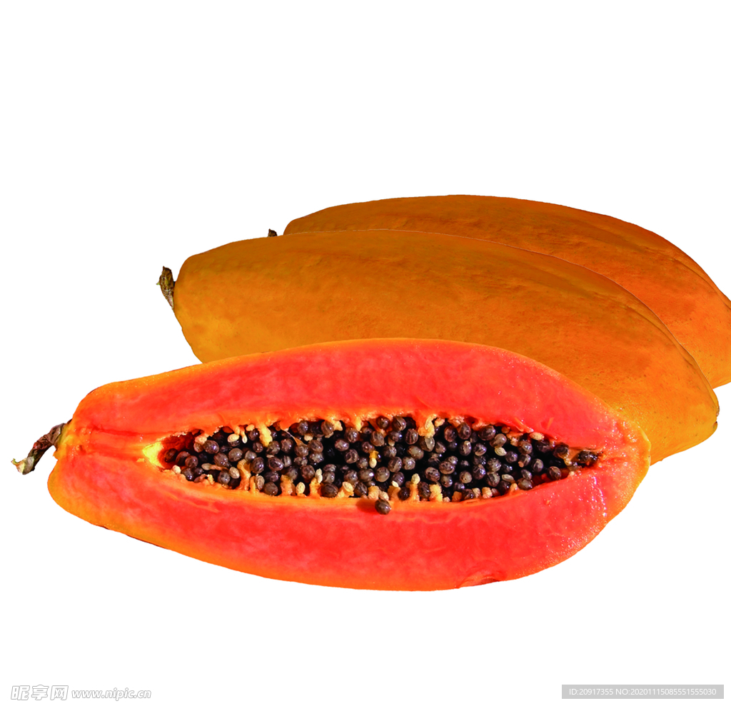 木瓜 水果素材 番木瓜