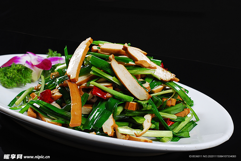 鄂菜韭菜炒豆干