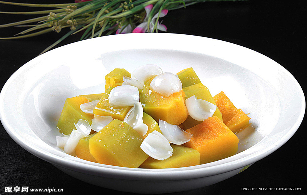 沪菜百合蒸南瓜