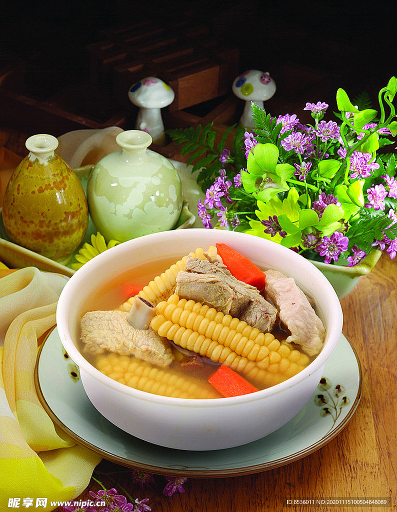 沪菜玉米胡萝卜排骨汤