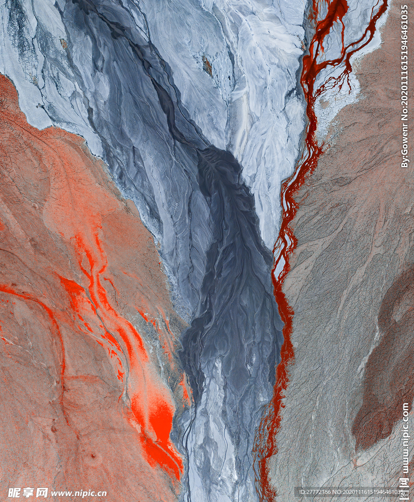 山川河流地质纹理质感背景