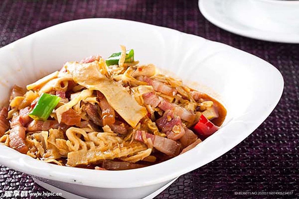 南北热菜刀板香烧冬笋片