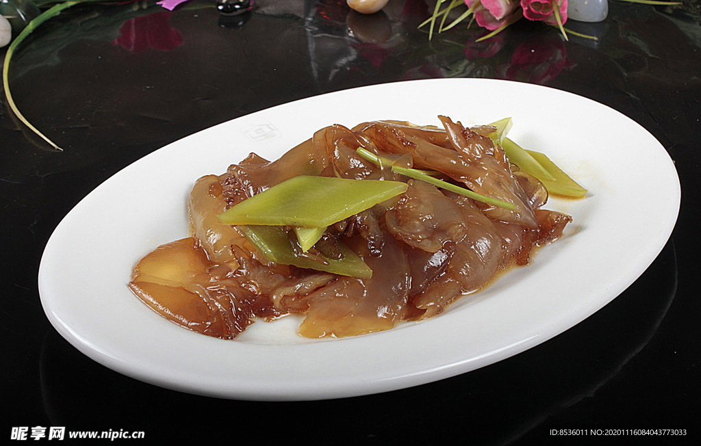 淮扬菜爆炒海蜇丝