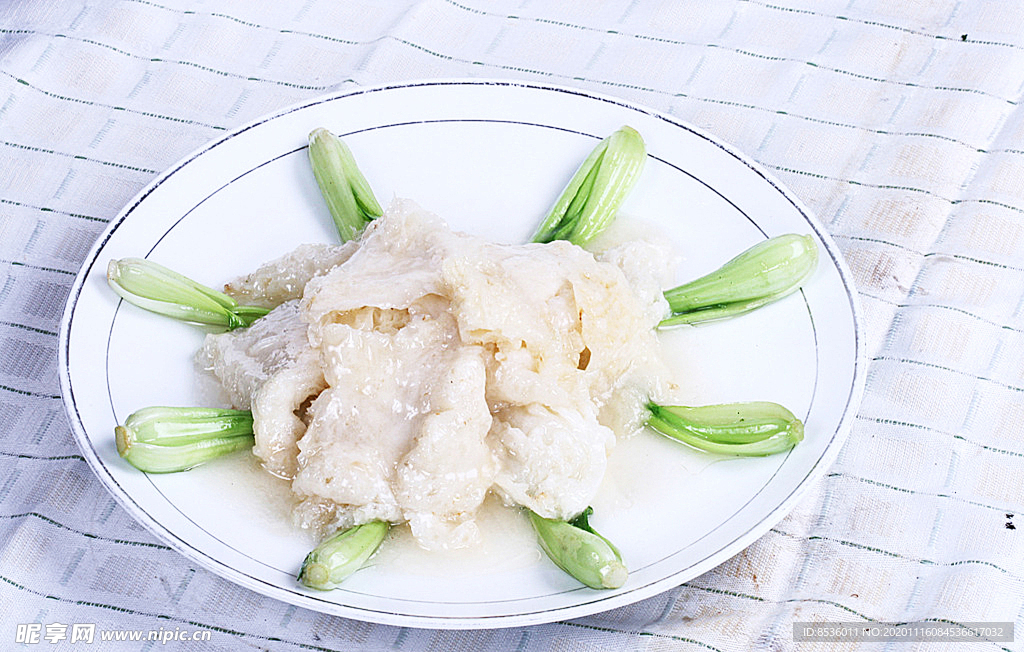 淮扬菜菜胆扒广肚