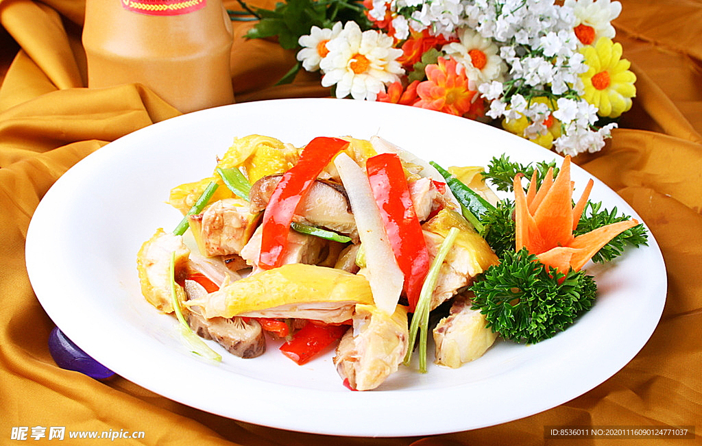 淮扬菜东安嫩仔鸡