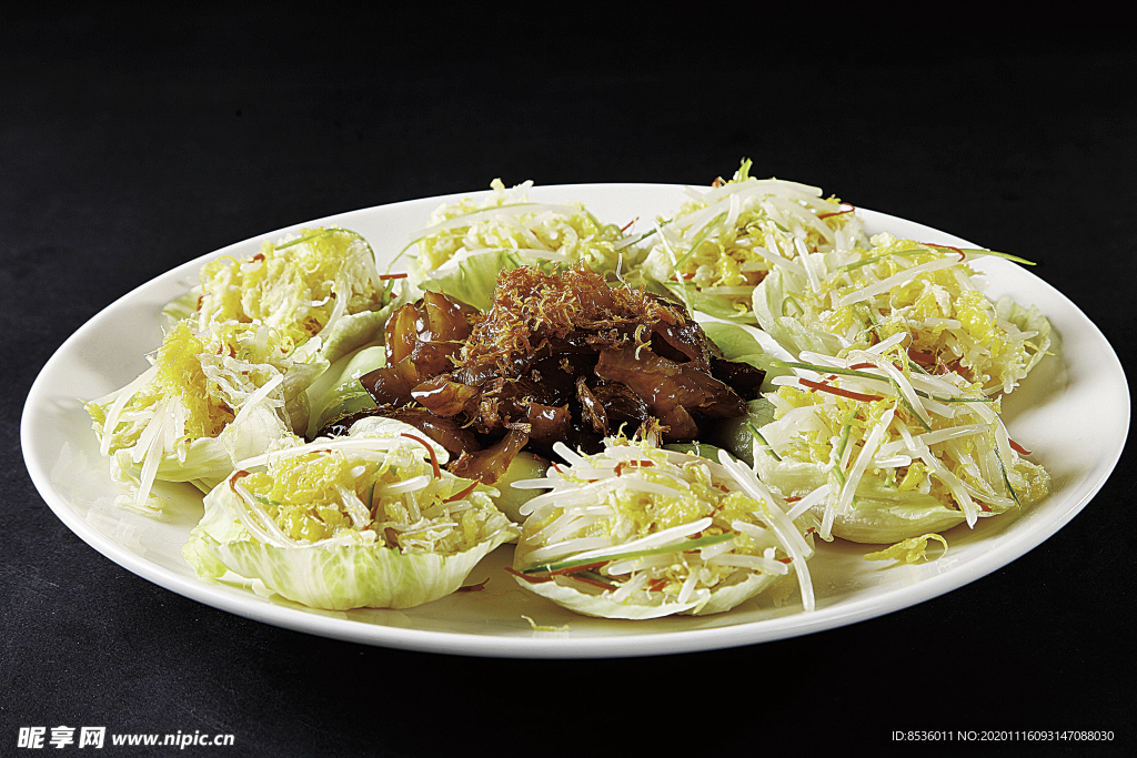 淮扬菜桂花黄玉参