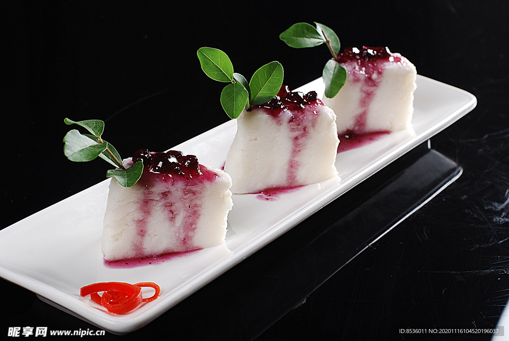 淮扬菜蓝莓山药