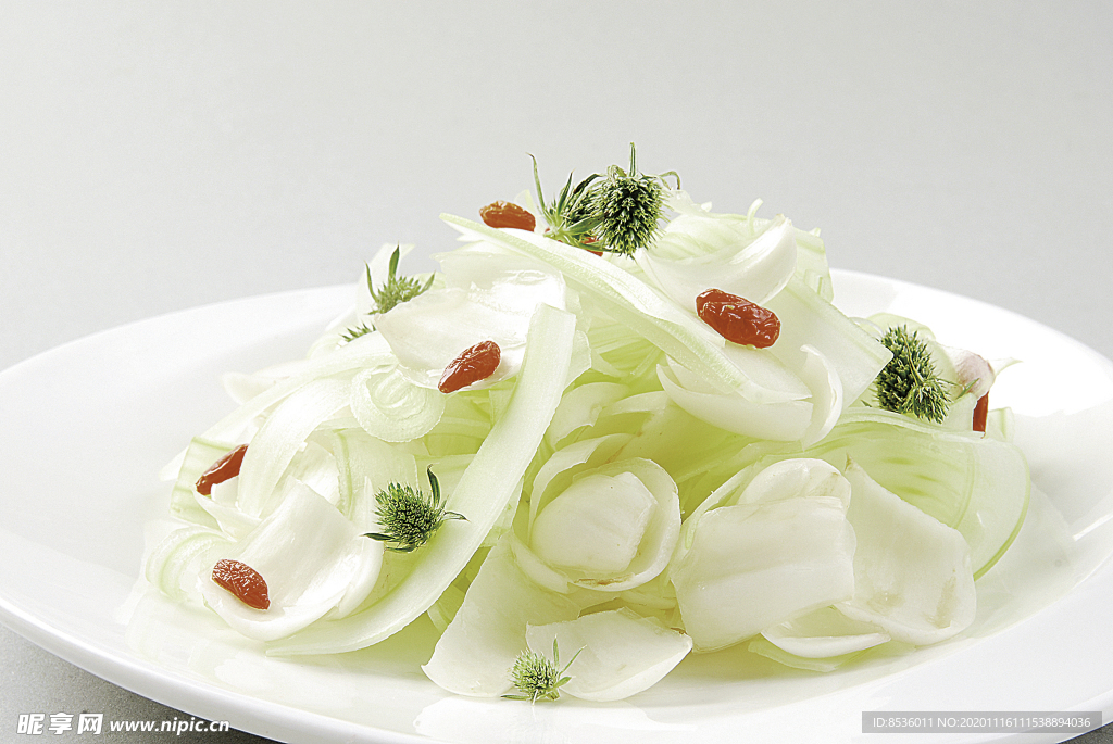 淮扬菜茉莉花西芹