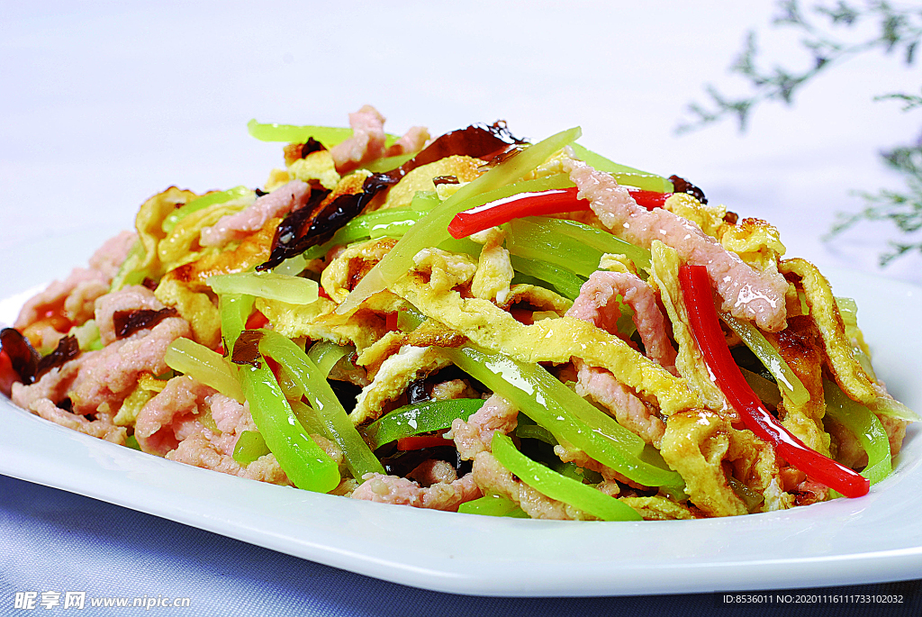 淮扬菜苜蓿肉丝