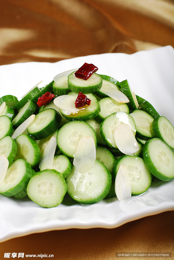 淮扬菜蒜片乳瓜