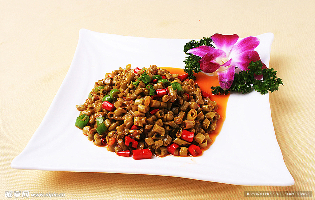 淮扬菜鱼仔酱酸豆角