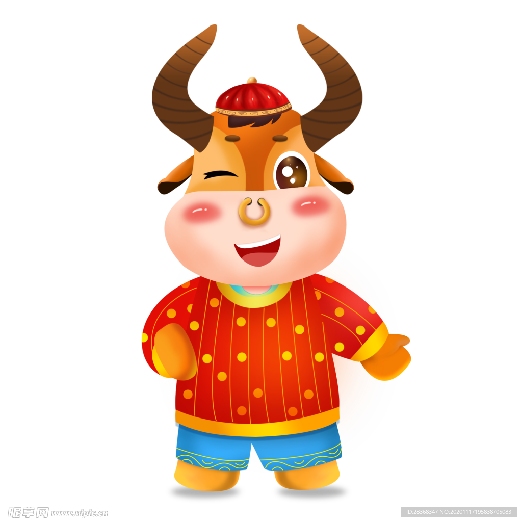 卡通牛形象