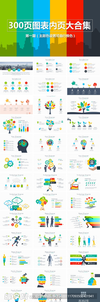 图表统计PPT模板