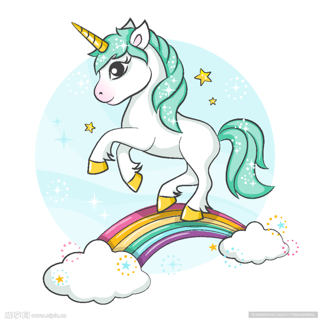 彩虹马独角兽