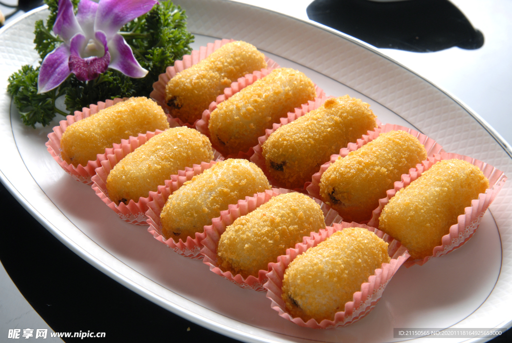 炸芝心麻薯团子